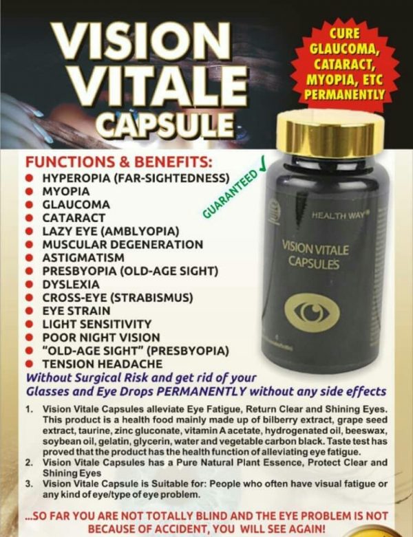 Buy Vision Vitale Capsules For Sale