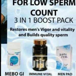 Low Sperm Count 3 In 1 Boost Pack For Men
