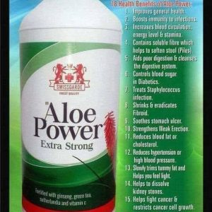 Aloe power for your general good health