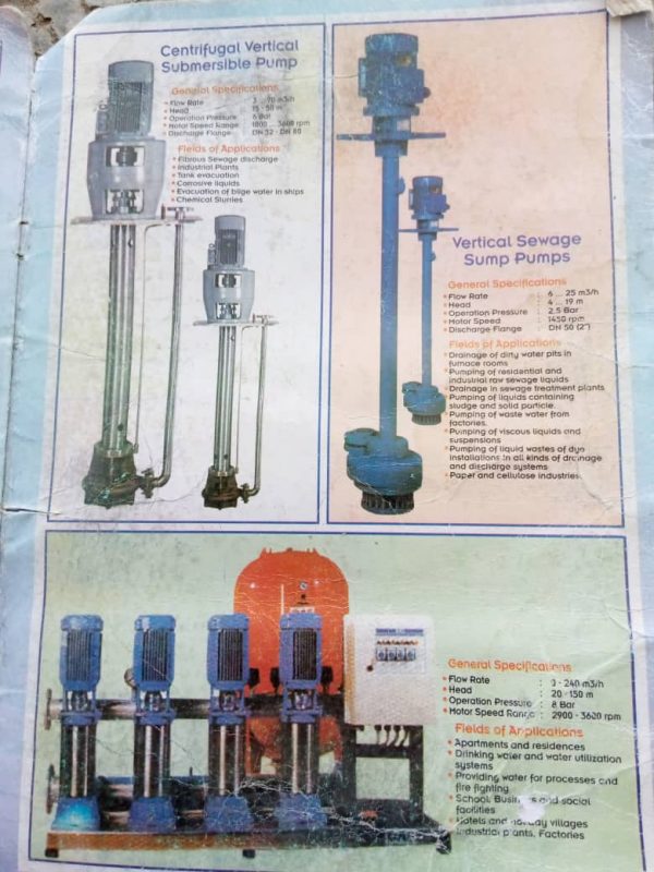 Vertical Sewage Pumps For Sale