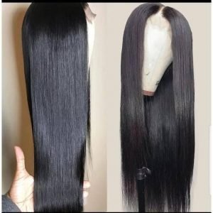 24 Inches Straight Wigs With Closure For Sale