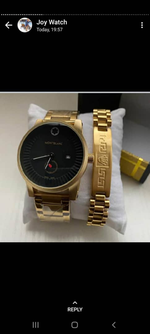 Buy Mens Gold Watch With Bracelet