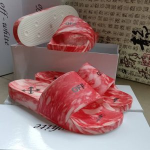 Buy Off-White Rubber Slippers Slides In Lagos