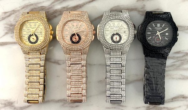Buy Women's Designer Iced Stone Watches In Lagos