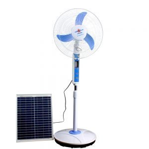 Solar Fan With USB Mobile Charging Spot
