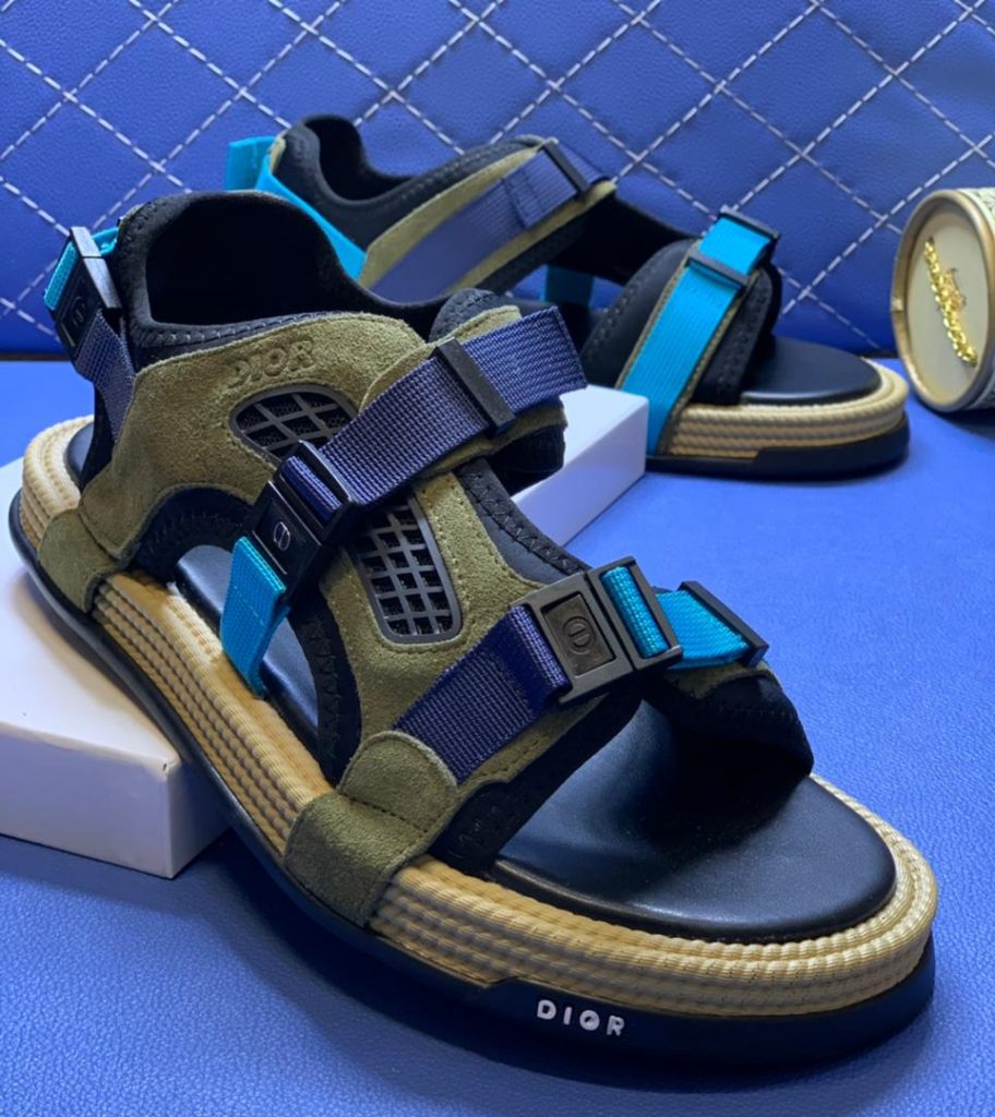 dior sandals green