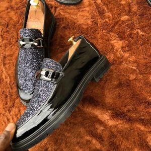 Black Loops Men's Shoes