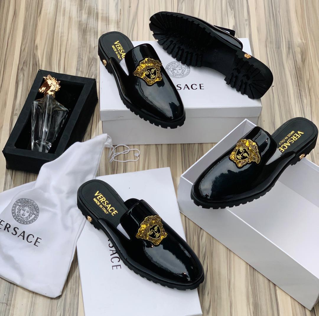 Versace Half Shoe Latest Versace Slippers Revista Construcción