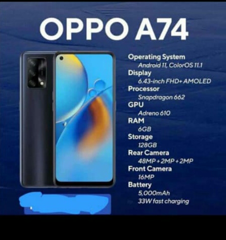 Oppo Phone A74 For Sale